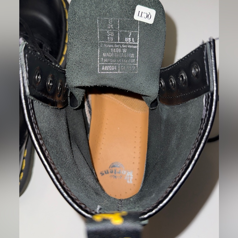 Dr. Martens Black Leather Boots - Picture 5 of 9